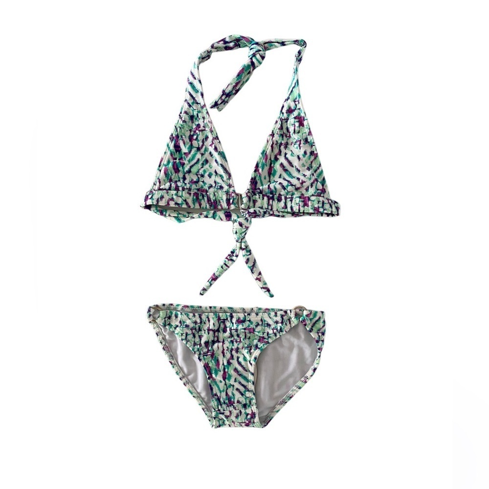 Shoshanna Girls Ring Bikini Tie Dye 4 NWT
